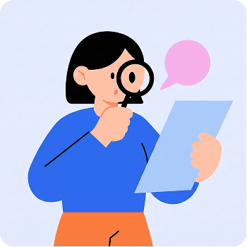 논문을 읽는
대학생 또는 연구자